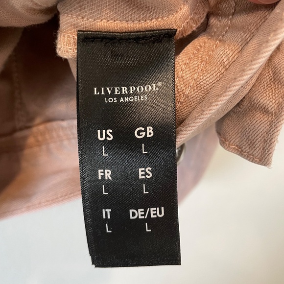 Liverpool Classic Jean Jacket / Size L / Dusty Pink - Picture 3 of 5